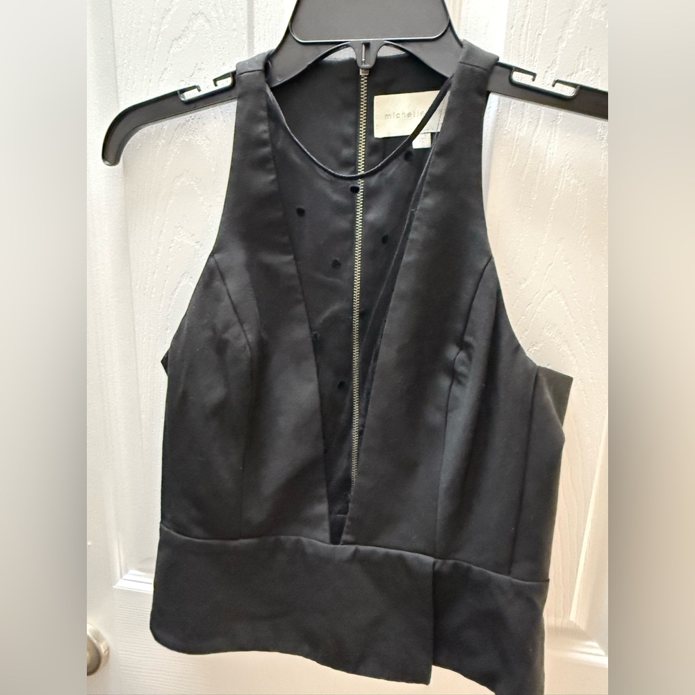 Michelle mason Peplum Tank